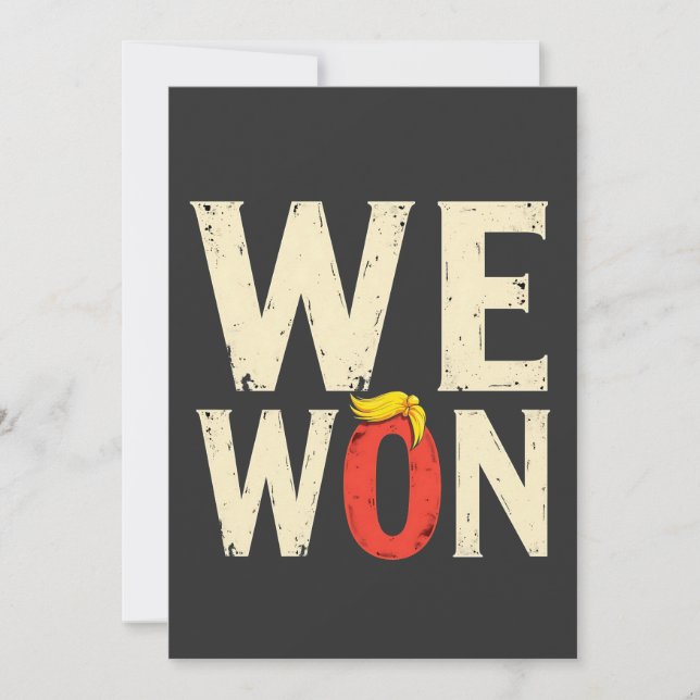 Convites Discurso Orgulhoso de Maga Trump no Dia da Posse 2 (Frente)