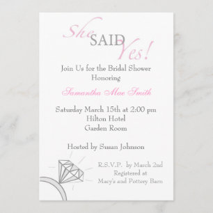 Convites Disse cora sim rosa