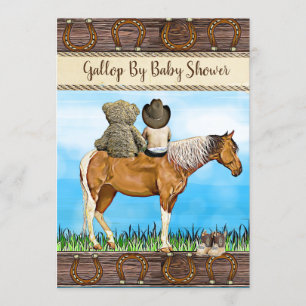 Convites Distante socialmente por e-mail no Chá de fraldas