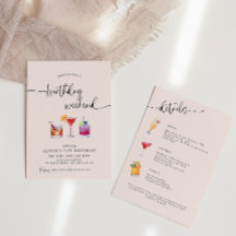 Diversão Coquetéis Aniversário Fim de Semana Itine