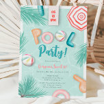 Convites Diversão da piscina de verão, marca d'água Sweet 1<br><div class="desc">Piscina, alguém? 🌊 🎉 mergulhe no verão com nossos 16 convites doces com uma design de aquarela e uma ilustração de elementos de piscina lúcida. Faça um salto com seus convidados e crie memórias que durarão uma vida inteira! ☀️ 💦 com elementos de piscina ilustração de aquarela, balão divertido e...</div>
