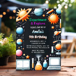 Convites Diversão do Lab Kids Geek Mad Science 9º aniversár<br><div class="desc">Estique a curiosidade com o nosso "Diversão do Geek de Lab Kids Mad Science 9th Birthday Invitation"! Perfeito para jovens cientistas, essa vibrante e caprichosa design promete um grupo empolgante cheio de experiências e descobertas divertidas. Os elementos envolventes e os gráficos coloridos capturarão seus convidados, garantindo uma celebração memorável e...</div>