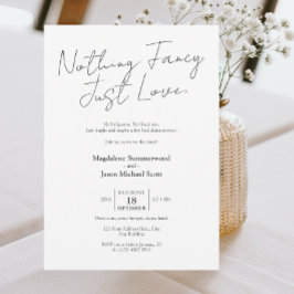 Convites Diversão Minimalista Nada de Celebração Casual Ric