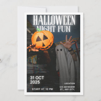 Convites Diversão na Noite de Halloween