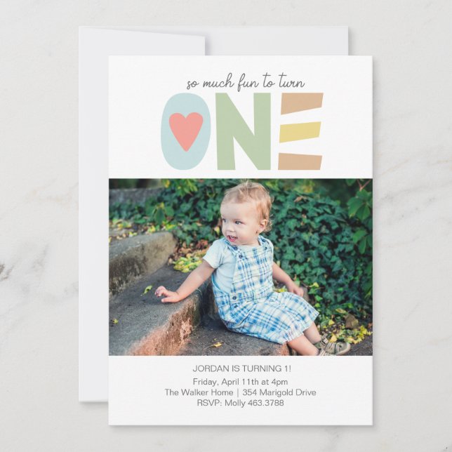 Convites Diversão para ser Um (Frente)