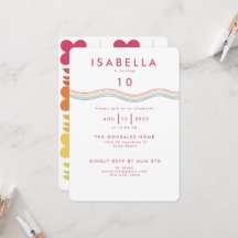 Diversão Retro Rainbow Flowday