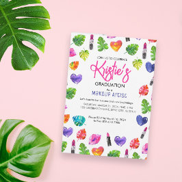 Convites Diversão Vibrante, Festa de formatura de Lipsticks