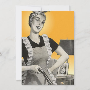 Convites Diversão Vintage - Câmara Suburbana - Vazio Conv