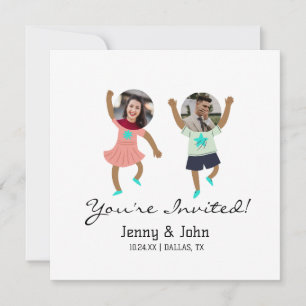 Convites Divertido Adicionar Foto Casamento Personalizado N