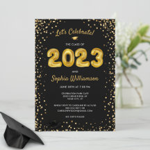 Divertido Balões Dourados Classe de Festa de forma