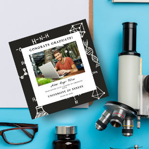 Convites Divertido Formando de Elementos de Fundo de Quími