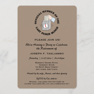 Convites Divertido, mas o Classic Retirement Party escolhe 