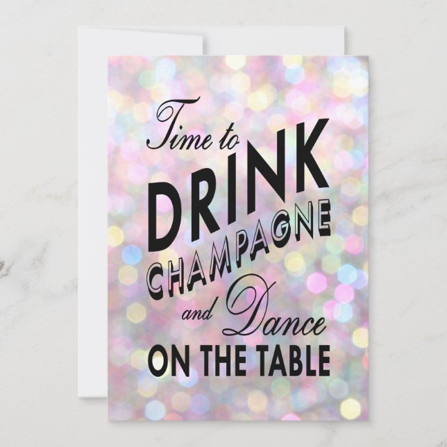 Convites Divertimento & Bachelorette Flirty (Frente)