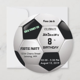Convites Divertimento de futebol ⚽ Festa Epic de Aniversári