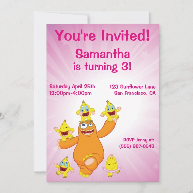 Convites Divertimento de Zingoz e de Zangoz (Frente)