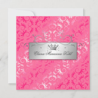 Convites Divino De 311 Rosa| Doce Luscioso Rosa 16