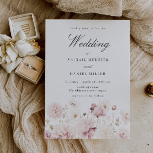 Convites Divino Elegância: Casamento Floral do Jardim de Bl