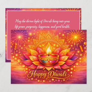 Convites Diwali Radiante Delícia