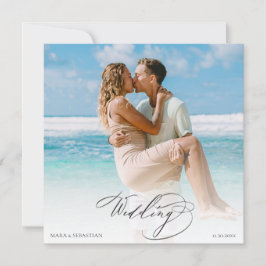 Convites *~ DIY FOTO DO Casal RSVP QR AR AR6 Casamento