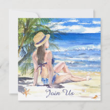 *~* DIY Tropical Palm Beach AR29 QUALQUER EVENTO