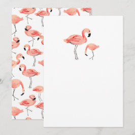 Convites DIY Vazio Flamingo