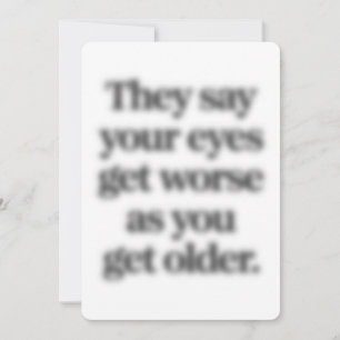 Convites Dizem Que Seus Olhos Ficam Piores À Medida Que Voc