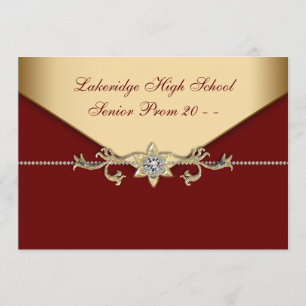 Convites do baile de formatura do traje de