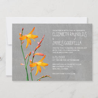 Convites do casamento do Freesia