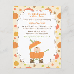 Convites do chá de fraldas do carrinho de crianç