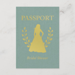 Convites do Chá de panela Passport