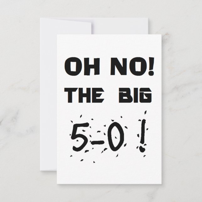 Convites do "convites 50th aniversário" (Frente)