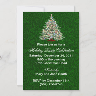 Convites do Grupo de Férias Verdes da Árvore