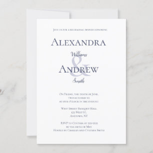 Convites do jantar de ensaio da tipografia dos