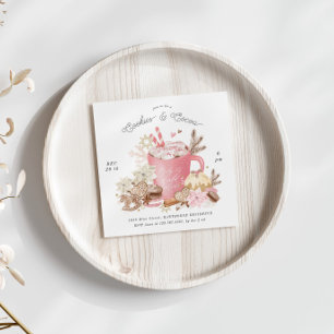 Convites do Partido Feriado de Cacau e Biscoitos R