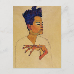 Convites do retrato de auto de Egon Schiele