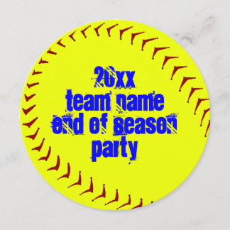 Convites do softball de Fastpitch