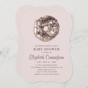 Convites Dobras aspergidas e um Chá de fraldas