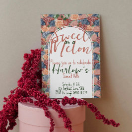 Convites Doce 16º doce como melão - Víbas de verão