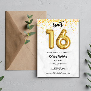 Convites Doce 16/16 Festa Balão de Aniversário
