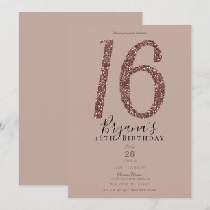 Convites Doce 16 anos 16 Festa Rosa Beijo de Noiva Lantejou