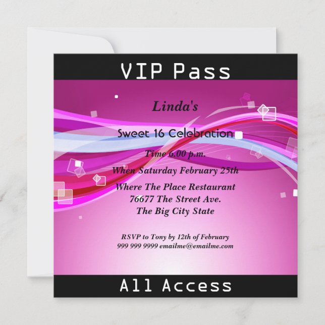 Convites Doce 16 Festa de aniversário Verde Disco 2 (Frente)