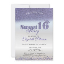 Doce 16 Glitter Bokeh Ombre, Glitter Tiara