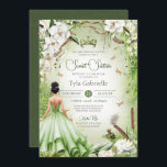 Convites Doce 16 O Príncipe Sapo Fairytale Princesa<br><div class="desc">*~*~** Um sonho de conto de fadas tornou-se realidade. Seu dia especial merece um design de convite muito especial. Dei tanto tempo e me importo em projetar este convite e estou APAIXONADO. Espero que você também esteja! Este elegante convite de aniversário apresenta tantas flores e fauna belas de isca. Dourada...</div>