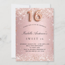 Convites Doce 16 rosa rosa rosa rosa rosa cor-de-rosa doura