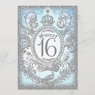 Convites Doce 16 uma vez princesa do tempo