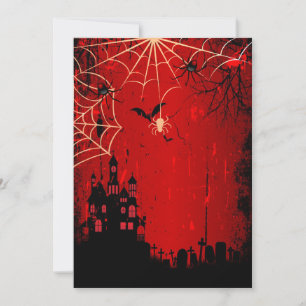Convites Doce Aniversário de Dezesseis Anos no Halloween