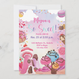 Convites Doce Aniversário Doce Um Dois Doce