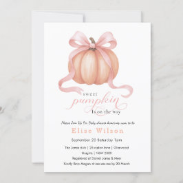 Convites Doce arco rosa-abóbora está a caminho