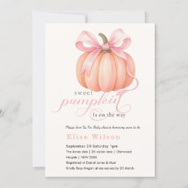 Convites Doce arco rosa-abóbora está a caminho