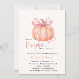 Convites Doce arco rosa-abóbora está a caminho